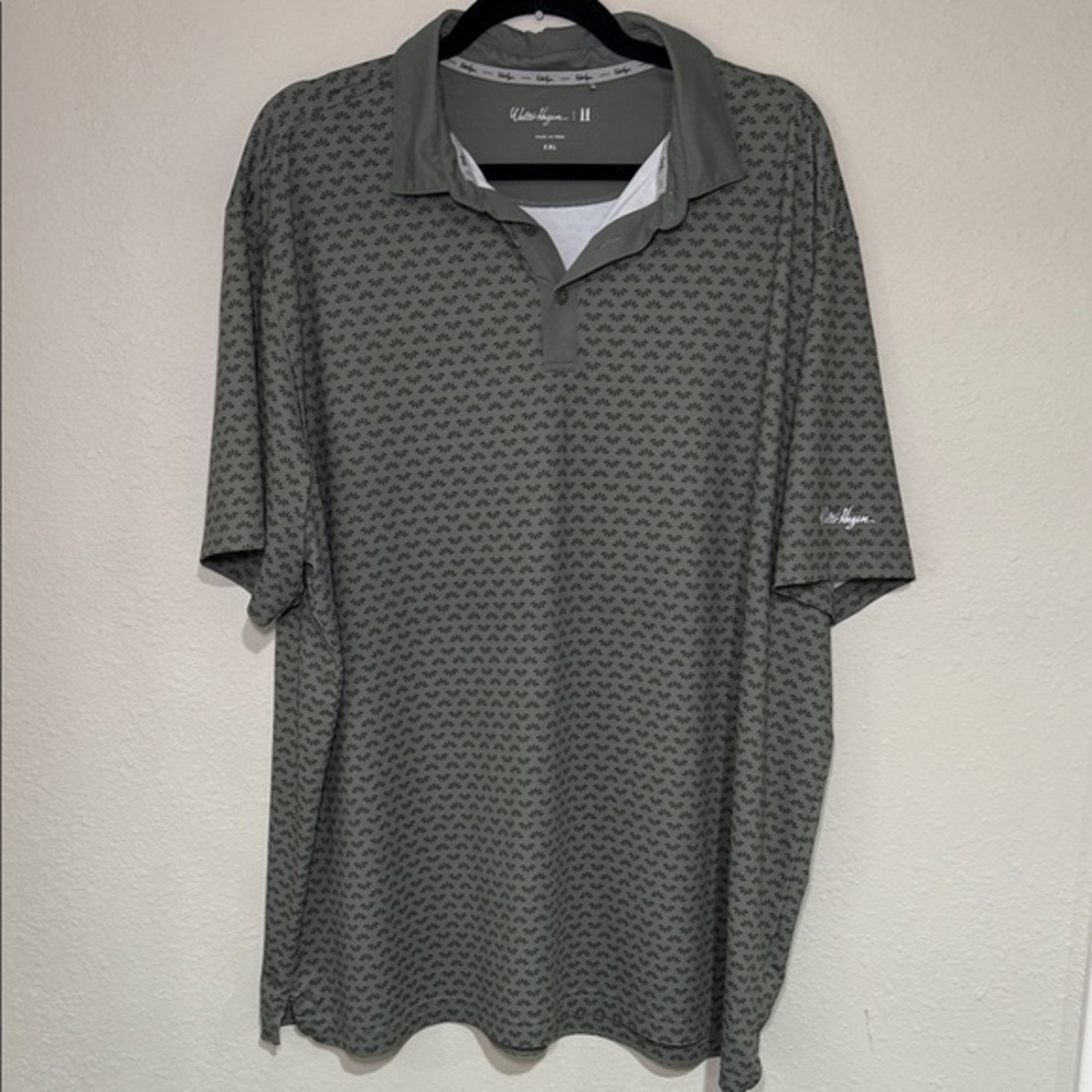 Walter Hagen olive green Men's golf Polo